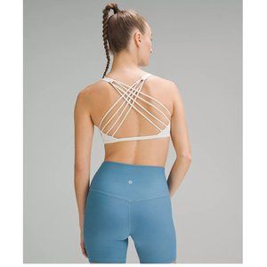 Lululemon Athletica White Strappy Sports Bra